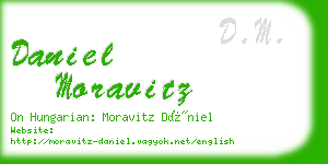 daniel moravitz business card